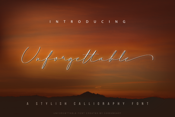 Unforgettable Font