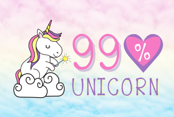 Unicorn Ink Font Poster 4