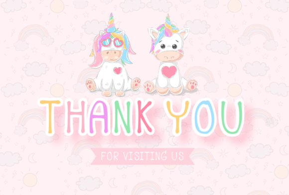Unicorn Ink Font Poster 5