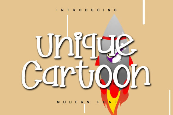 Unique Cartoon Font