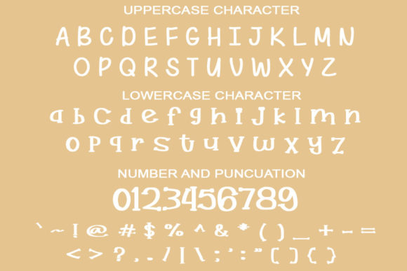 Unique Cartoon Font Poster 2