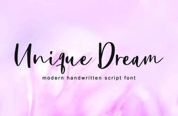 Unique Dream Font