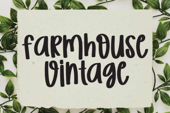 Unique Vintage Font Poster 4