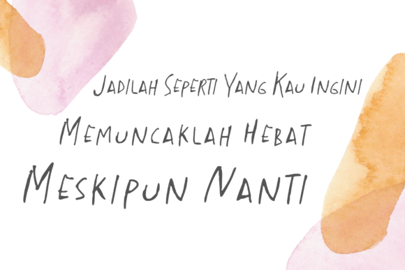 Unrelated Font Poster 2