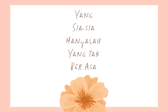 Unrelated Font Poster 3