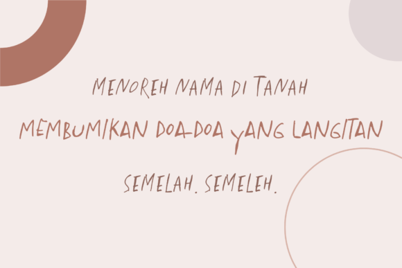 Unrelated Font Poster 4