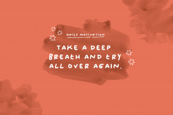 Unspoken Font Poster 3