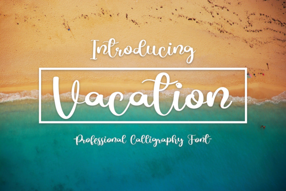 Vacation Font Poster 1