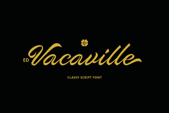 Vacaville Script Font Poster 1