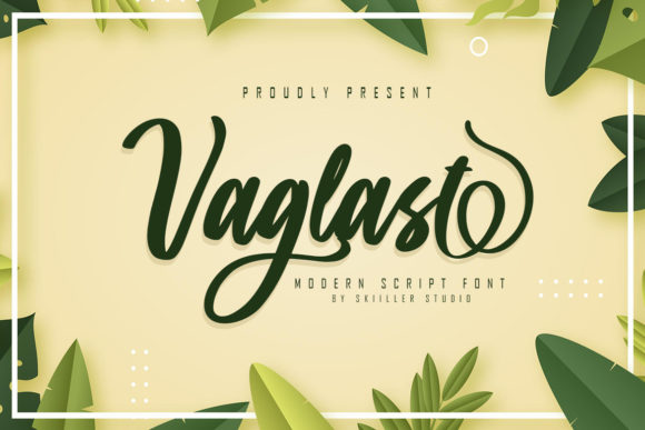 Vaglast Font Poster 1