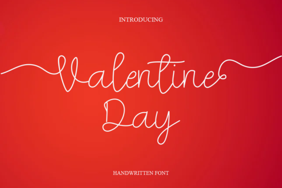 Valentine Day Font Poster 1