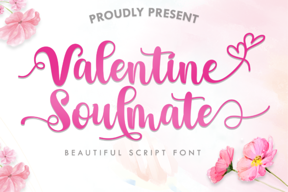 Valentine Soulmate Font Poster 1