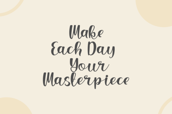 Valline Wish Font Poster 5