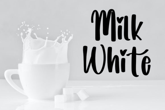 Vanila Milk Font Poster 4