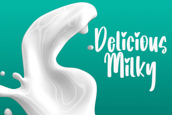 Vanila Milk Font Poster 5