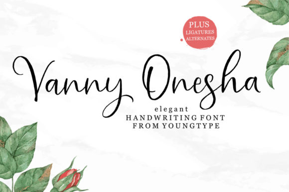 Vanny Onesha Font Poster 1