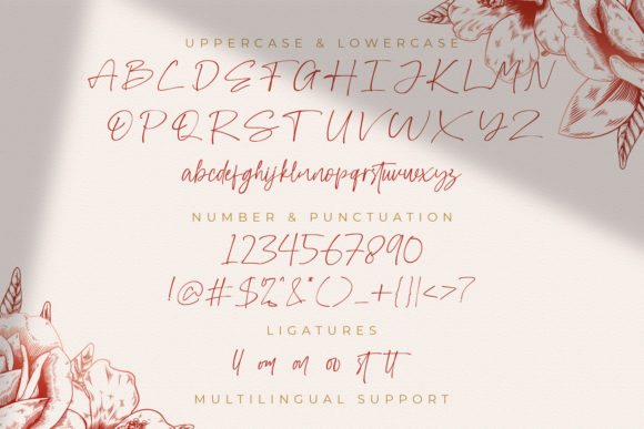 Vatteny Rose Font Poster 14