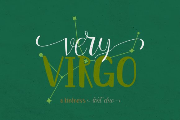 Very Virgo Duo Font Poster 1