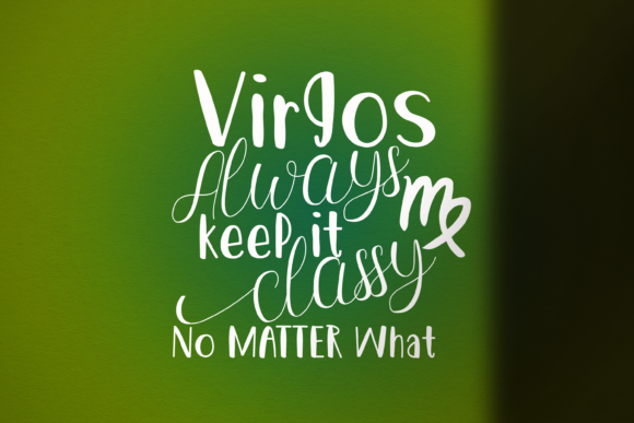 Very Virgo Duo Font Poster 8