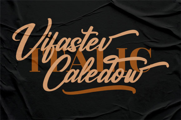 Vifastev Caledow Font Poster 2