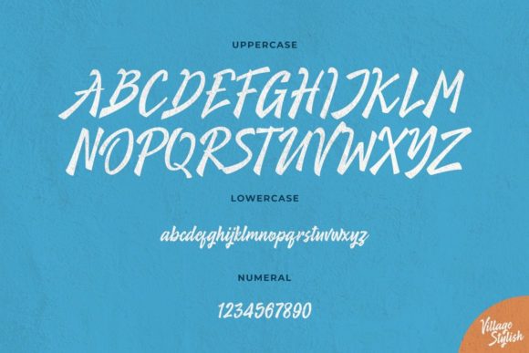 Village Stylish Font Poster 2