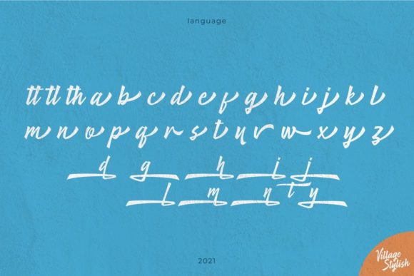 Village Stylish Font Poster 6