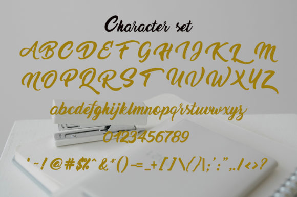 Vintage Font Poster 2