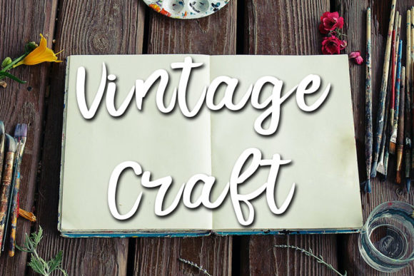 Vintage Craft Font Poster 1