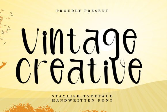 Vintage Creative Font Poster 1