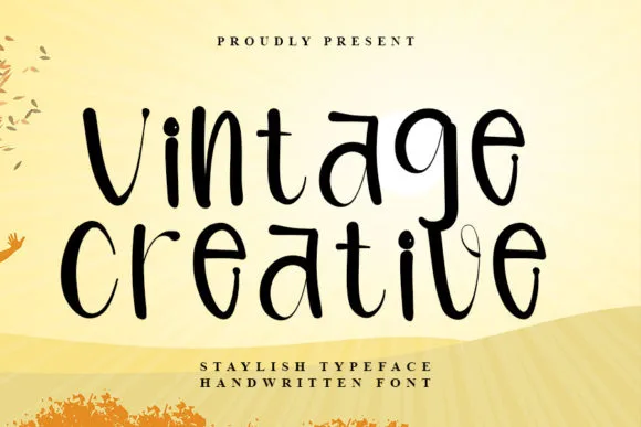 Vintage Creative Font Vintage Creative Font Poster 1
