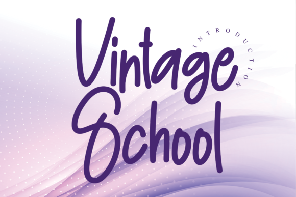 Vintage School Font