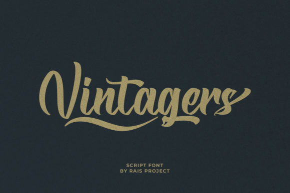Vintagers Font Poster 1