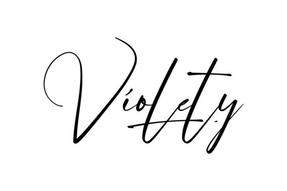 Violety Font Poster 1