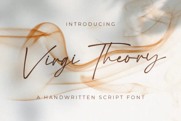 Virgi Theory Font Virgi Theory Font Poster 1