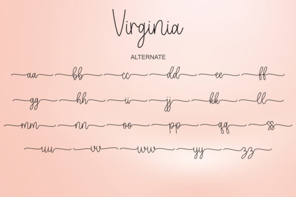 Virginia Font Poster 6