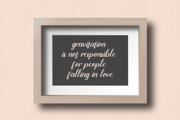 Wallflower Font Poster 7