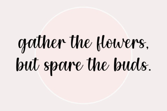Wallflowers Font Poster 4