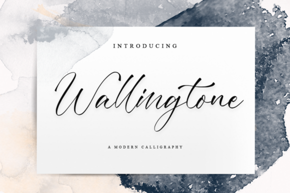 Wallingtone Font Poster 1