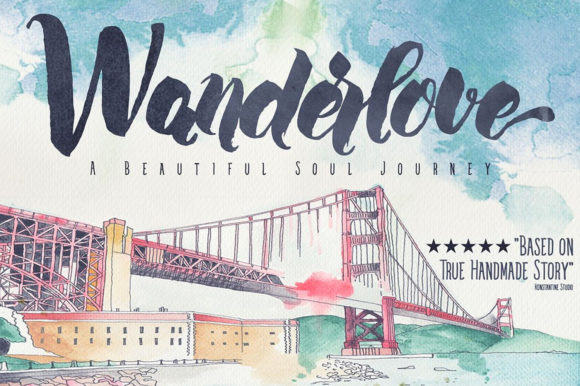 Wanderlove Font Poster 1