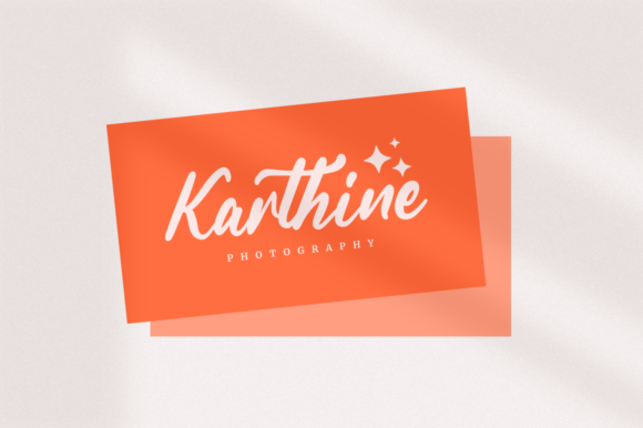 Warmtone Font Poster 4