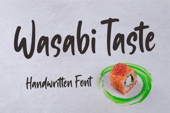 Wasabi Taste Font Poster 1