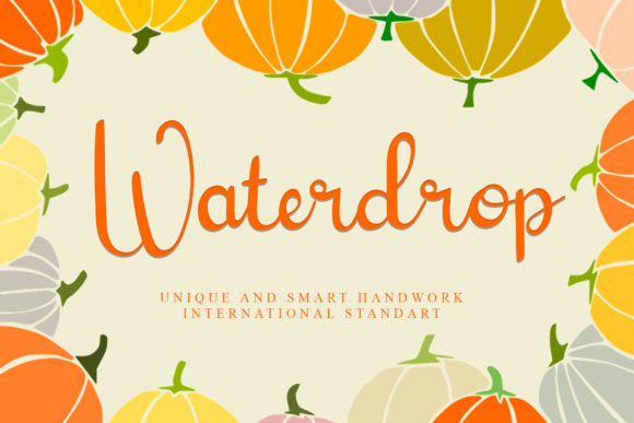 Waterdrop Font