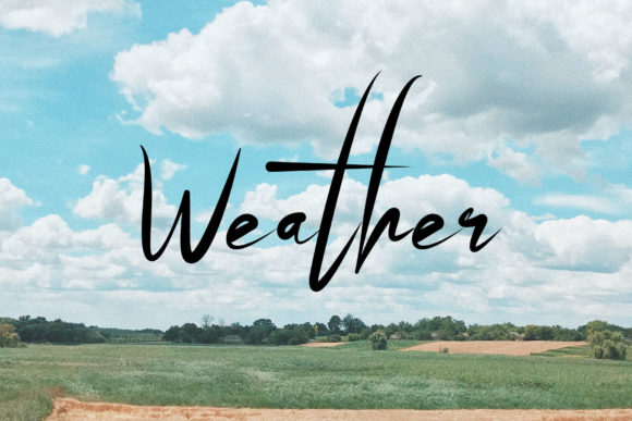 Weather Font