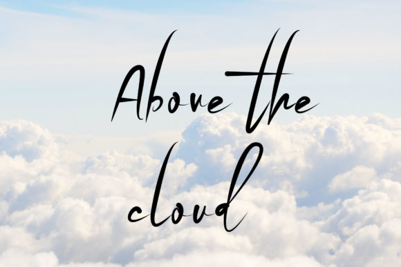 Weather Font Poster 4