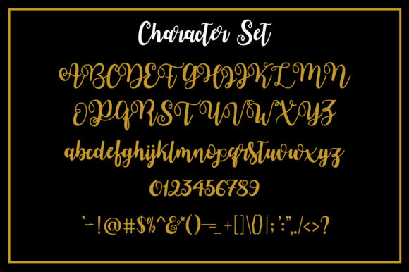 Wedding Font Poster 3