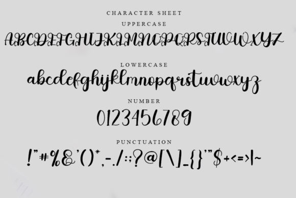 Wedding Font Poster 7