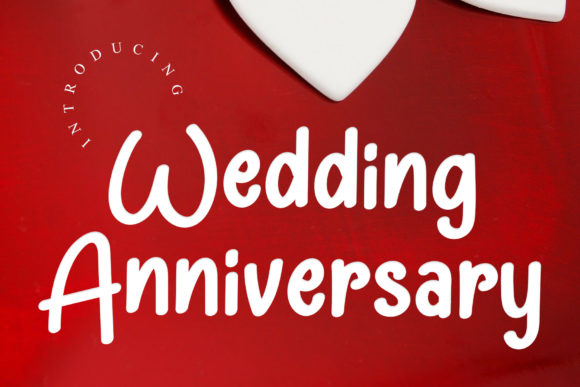 Wedding Anniversary Font
