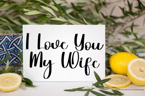 Wedding Christmas Font Poster 2