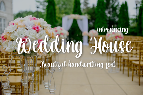 Wedding House Font Poster 1