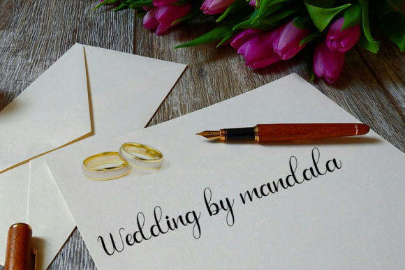 Wedding in Autumn Font Poster 2